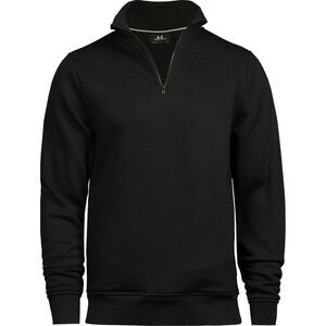 Tee Jay Unisex Adult Half Zip Sweatshirt / Black